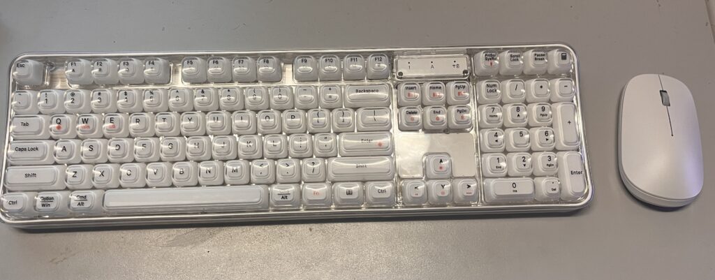 Keyboard and mouse